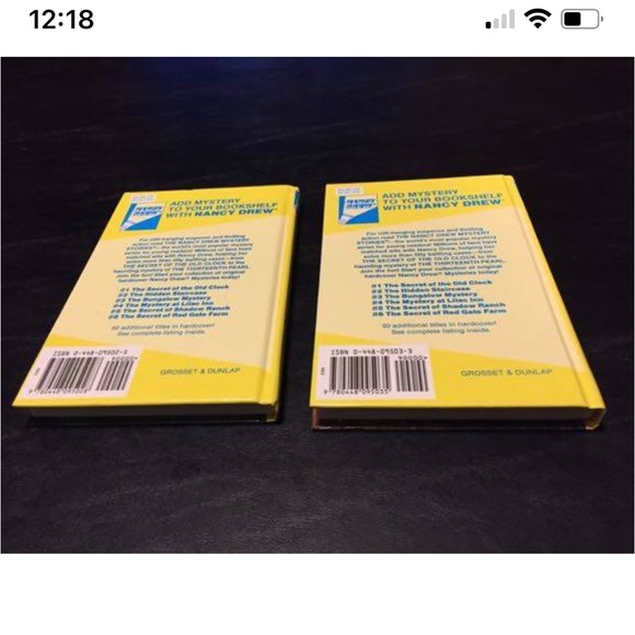 Nancy Drew Hard Cover Book Pair - Staircase/Bungalow - Picture 2 of 10